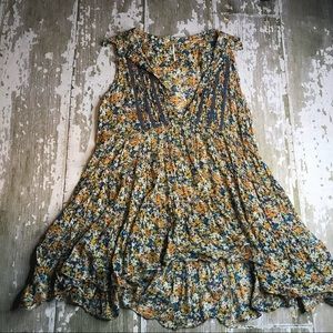 Free People Small Sleeveless Summer Dress Yellow